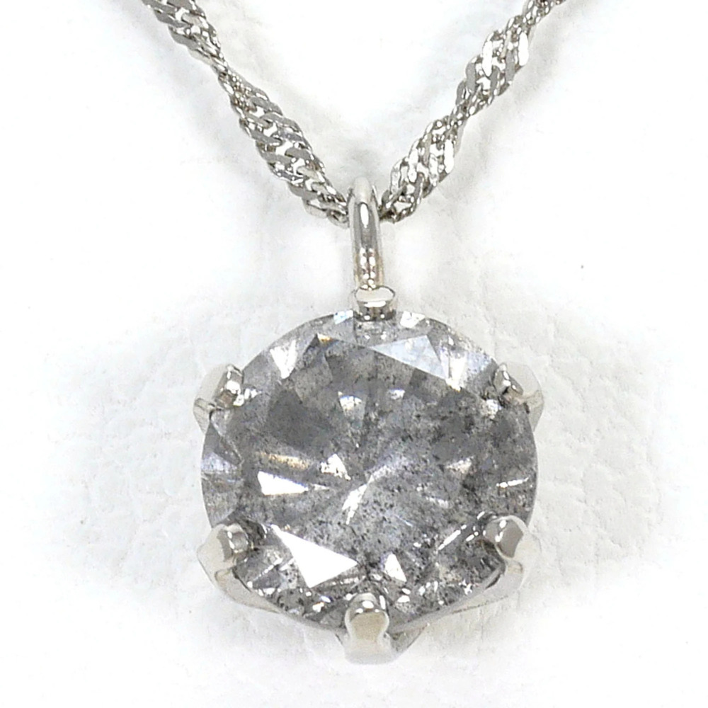 VINTAGE Silver Diamond Necklace
